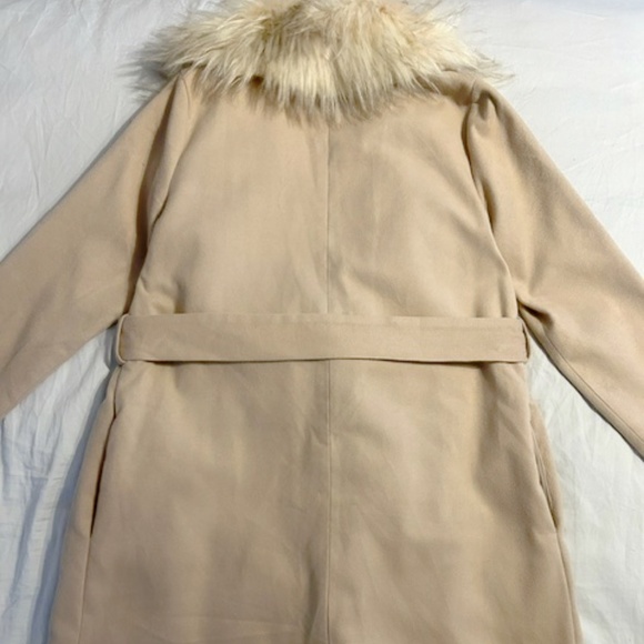 VICI Frederica Pocketed Faux Fur Collar Coat *NWOT* - Picture 8 of 14
